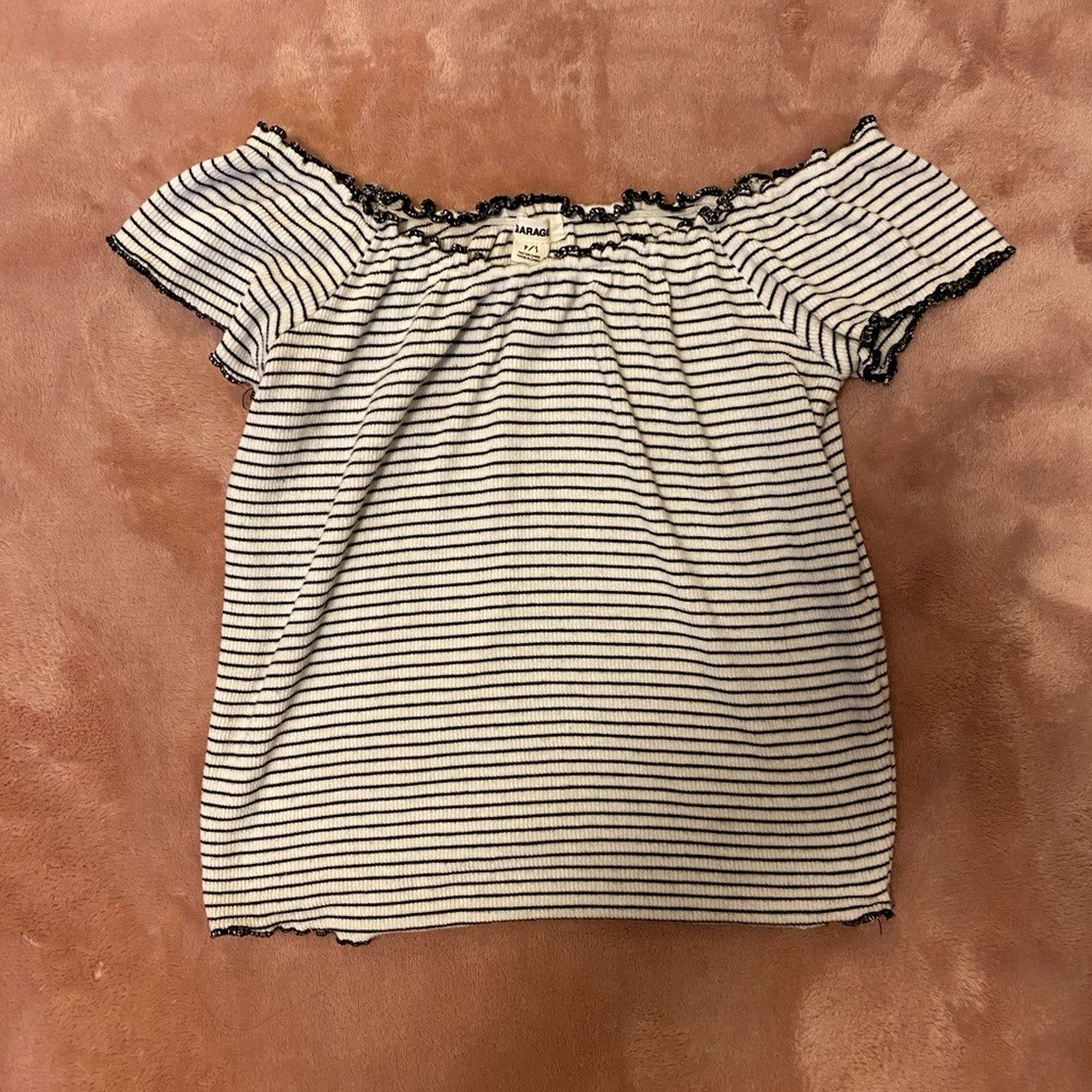 Garage Off the shoulder summer top